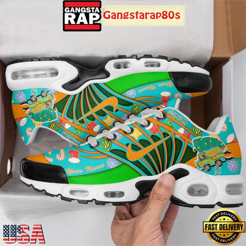 Scooby Doo x Christmas 2025 Custom Name Air Max Plus Shoes Running Sneakers
