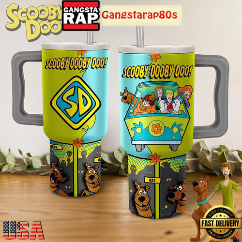 Scooby Dooby Doo Where Are You Fan Tumbler Cup 40oz