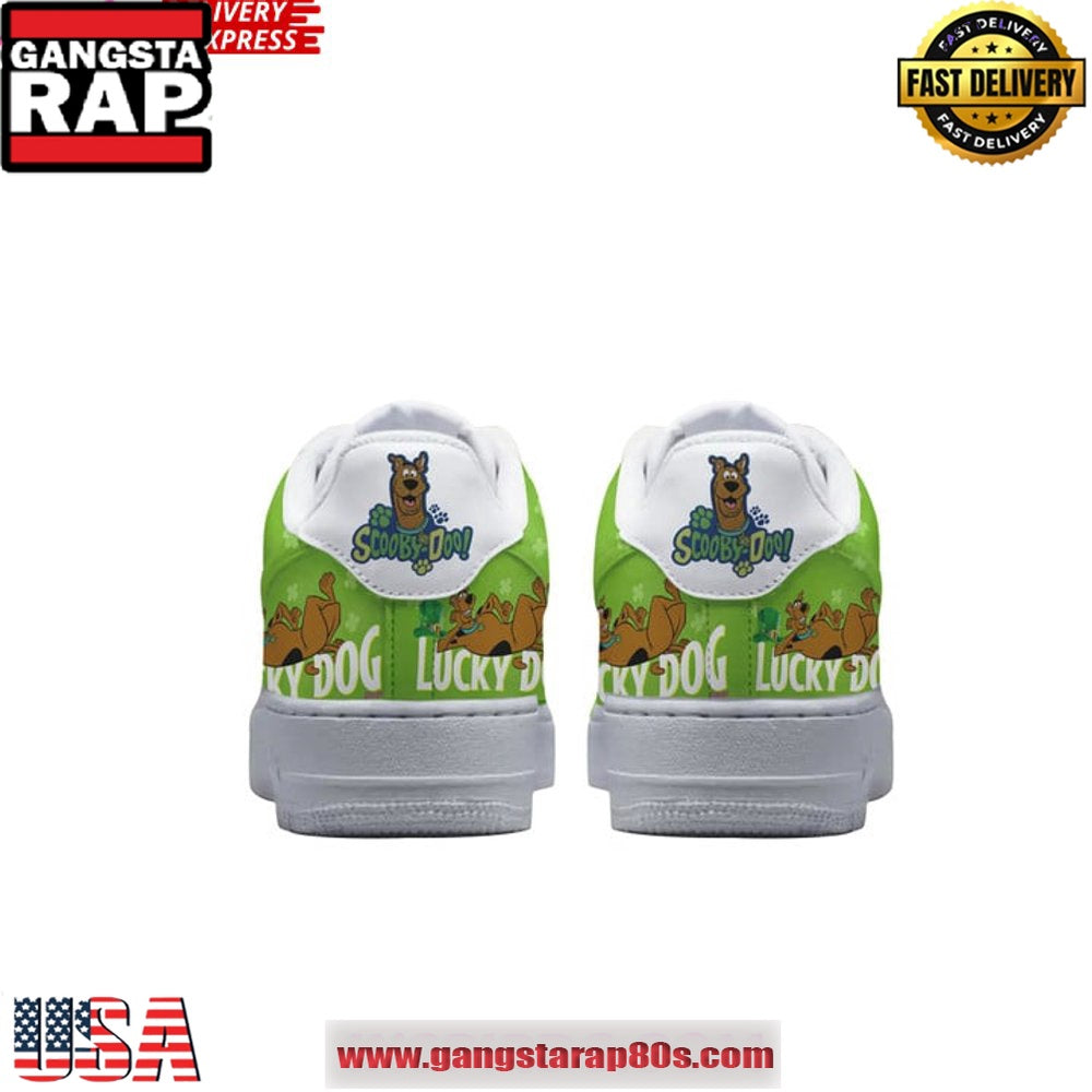 Scooby-Doo Happy St. Patrick’s Day Special Air Force 1 Running Sneakers Shoes