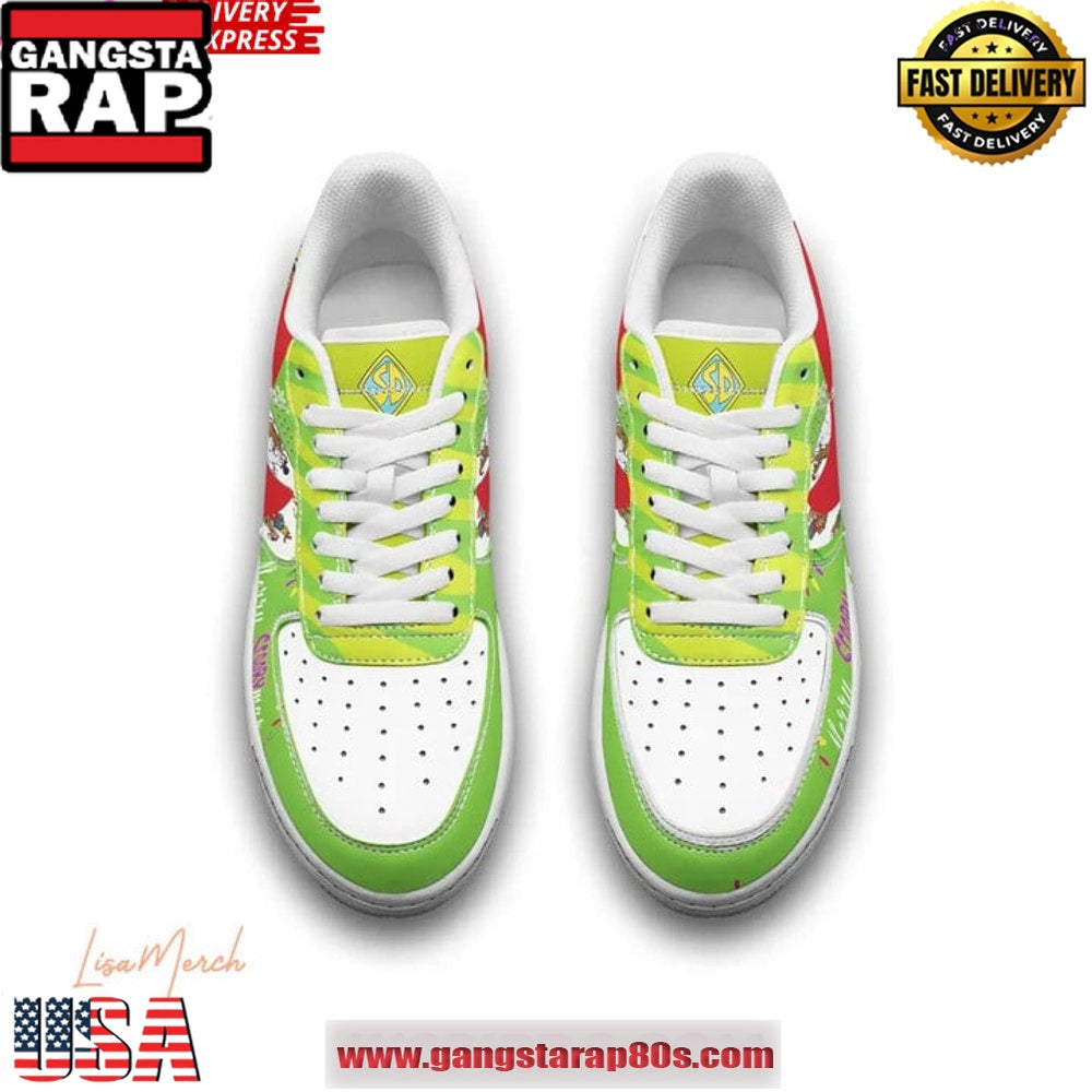 Scooby-Doo Merry Scoobymas Limited Edition Air Force 1 Running Sneakers Shoes