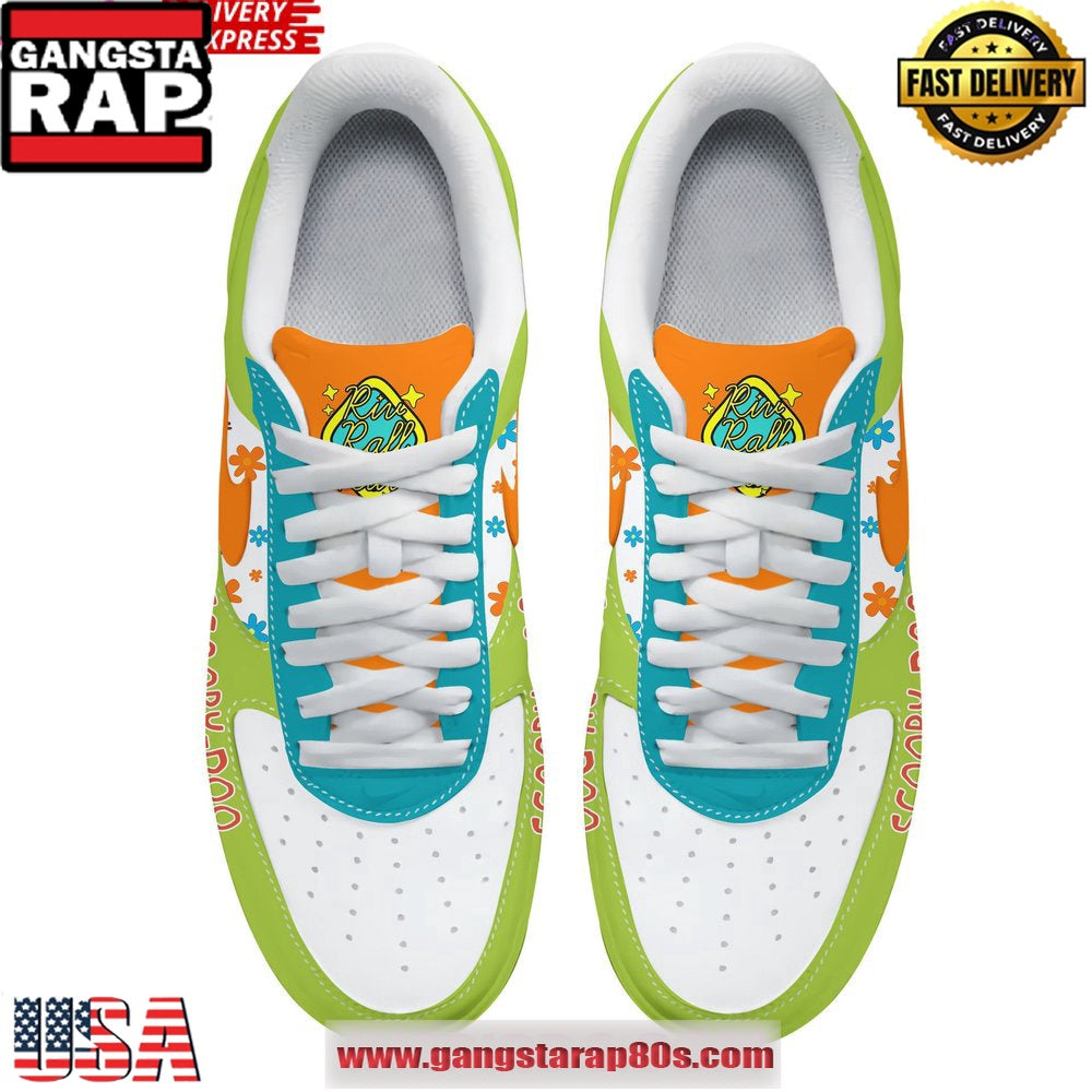 Scooby-Doo Twas the Night Before Christmas Air Force 1 Running Sneakers Shoes