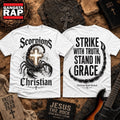 Scorpions Christian Strike With Truth Stand In Grace 3D Shirt Hoodie T-Shirt
