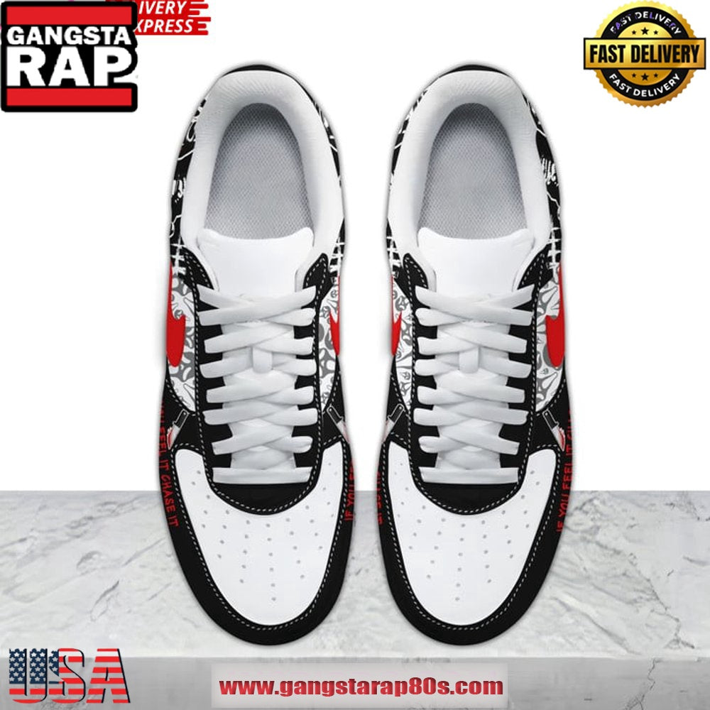 Scream If You Feel It Chase It Air Force 1 Running Sneakers Shoes