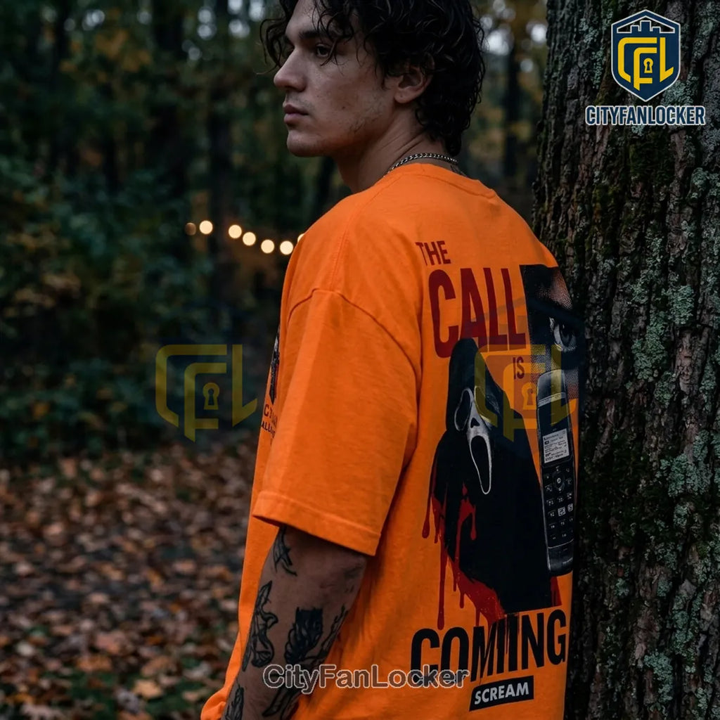 Scream The Call Is Coming Halloween T-Shirt