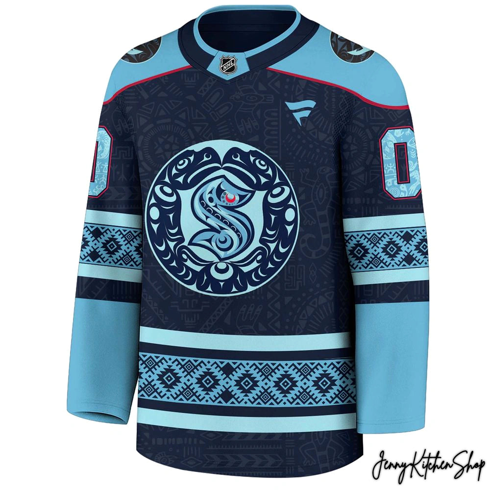 Seattle Kraken 2025 Indigenous People Heritage Hockey Jersey