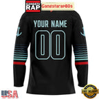 Seattle Kraken Darkness New Season Custom Hockey Jersey