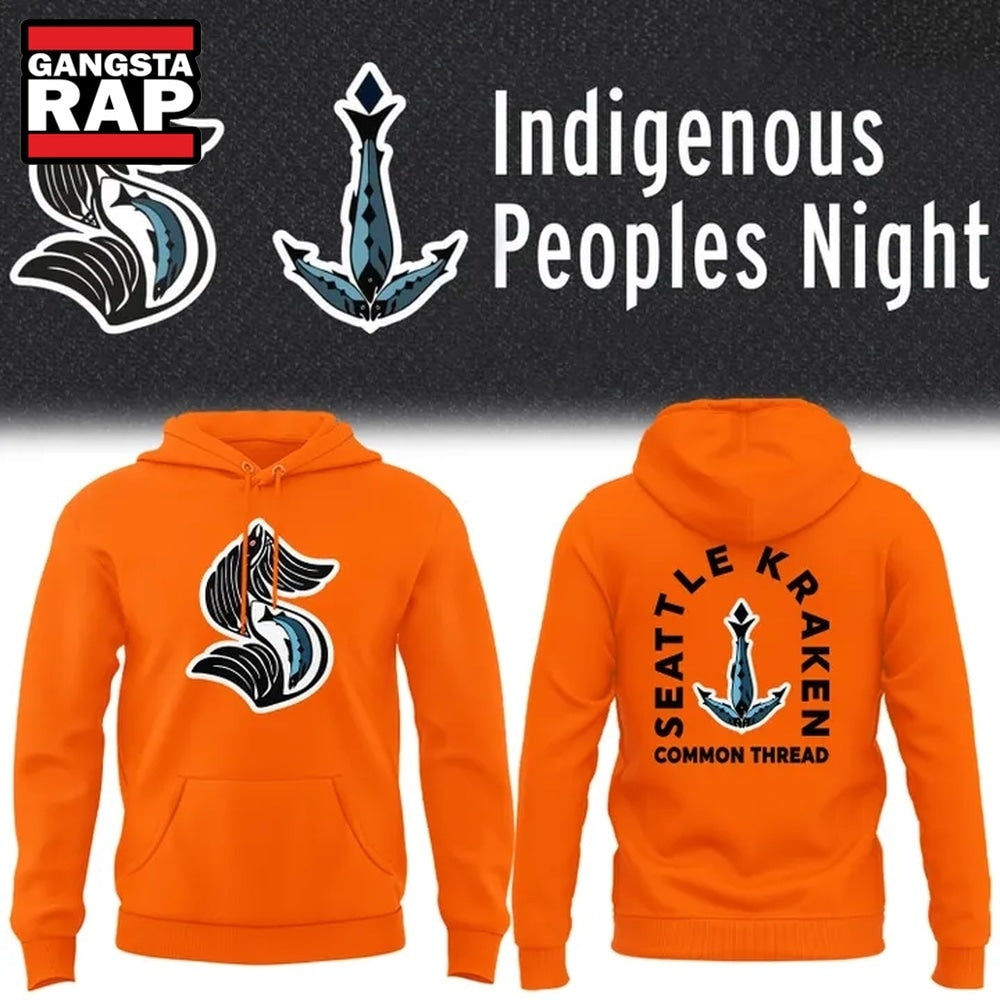Seattle Kraken Indigenous Peoples Night Limited Edition Hoodie T-Shirt