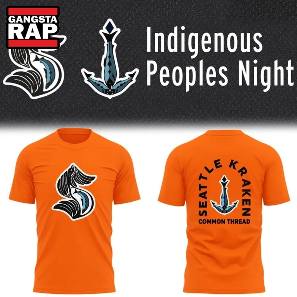 Seattle Kraken Indigenous Peoples Night Limited Edition Hoodie T-Shirt