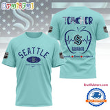 Seattle Kraken NHL Teacher Appreciation Day 3D T Shirt