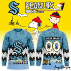 Seattle Kraken Peanuts Night 2026 Hockey Jersey