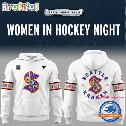 Seattle Kraken Women In Hockey Night Limited Edition 2025 Hoodie T-Shirt