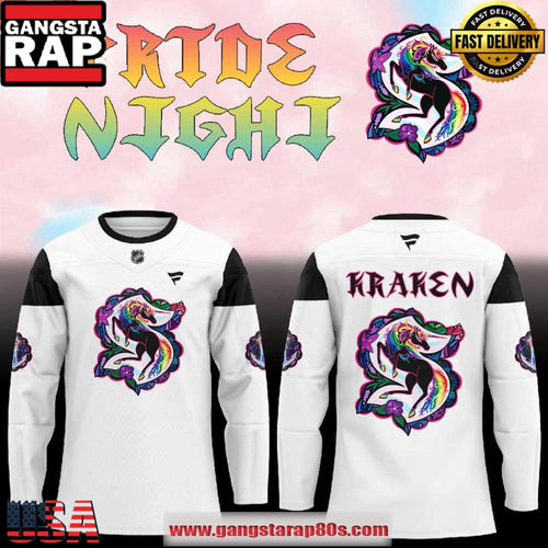 Seattle Kraken x Pride Night Unicon 2026 Hockey Jersey