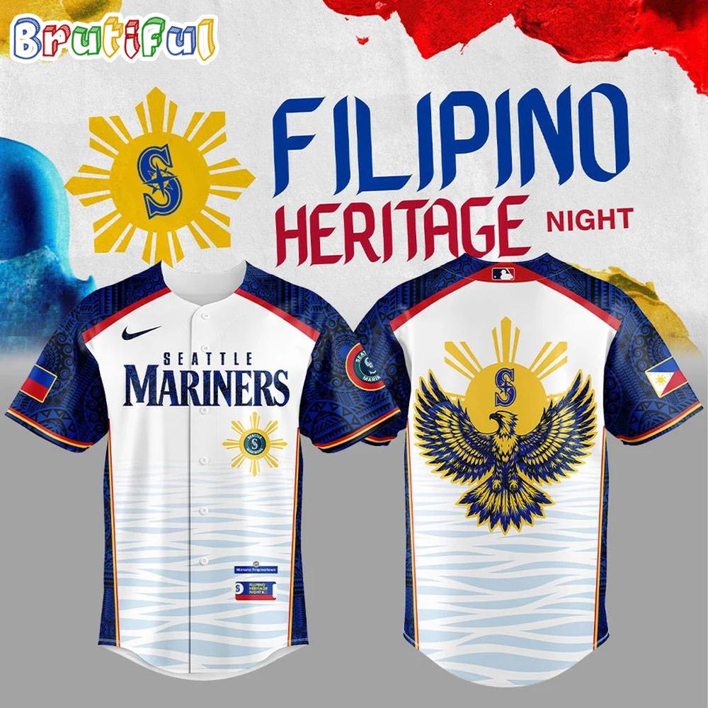 Seattle Mariners Filipino Heritage Night Baseball Jersey