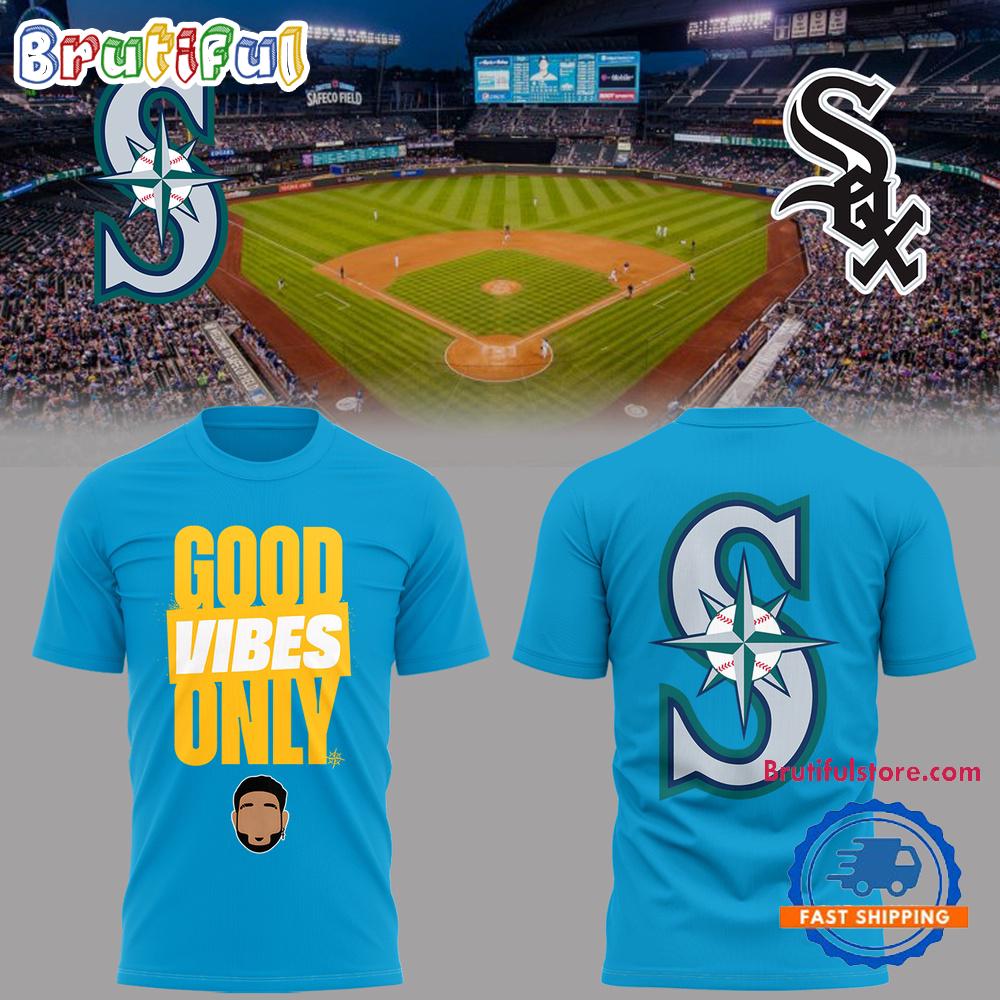 Seattle Mariners Good Vibes Only 2025 Limited Edition 3D Shirt