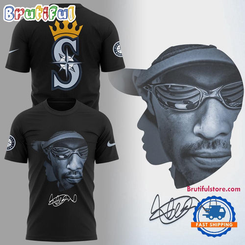 Seattle Mariners x ICHIRO 2025 Signature Black Shirt