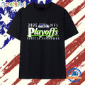 Seattle Seahawks 2025 NFL Playoffs logo T Shirt