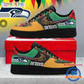 Seattle Seahawks 2026 NFL Juneteenth Air Force 1 Shoes Sneaker