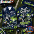 Seattle Seahawks 2026 NFL Mascot Beach Vibes Summer Hawaiian Shirt