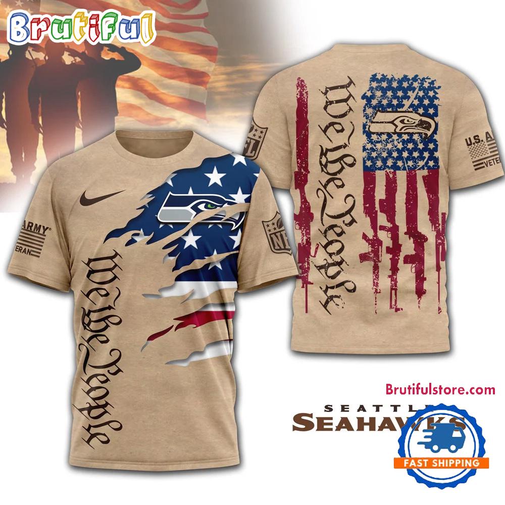 Seattle Seahawks 2026 NFL Veteran We The People 3D Shirt