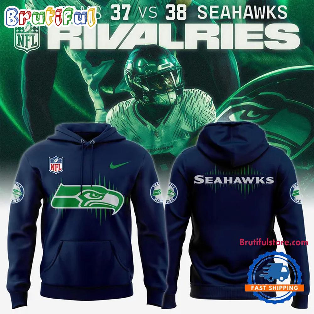 Seattle Seahawks 2026 Rivalries Sideline NFL Navy Hoodie Shirt