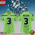 Seattle Seahawks 2026 Russell Wilson 3 Signature Game Day Football Jersey