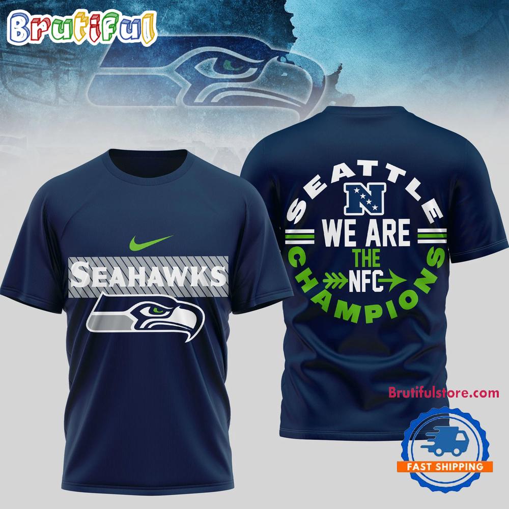 Seattle Seahawks 2026 Super Bowl We Are The NFC Champions 3D Shirt