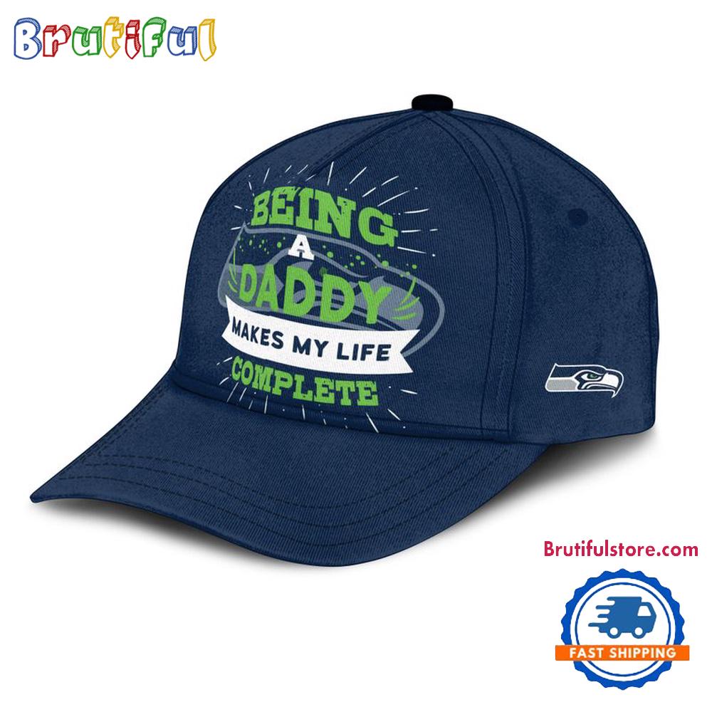 Seattle Seahawks Being A Daddy Best Father’s Day Gift Classic Cap