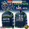 Seattle Seahawks Celebrating Super Bowl LX Champions 2026 Baseball Jacket