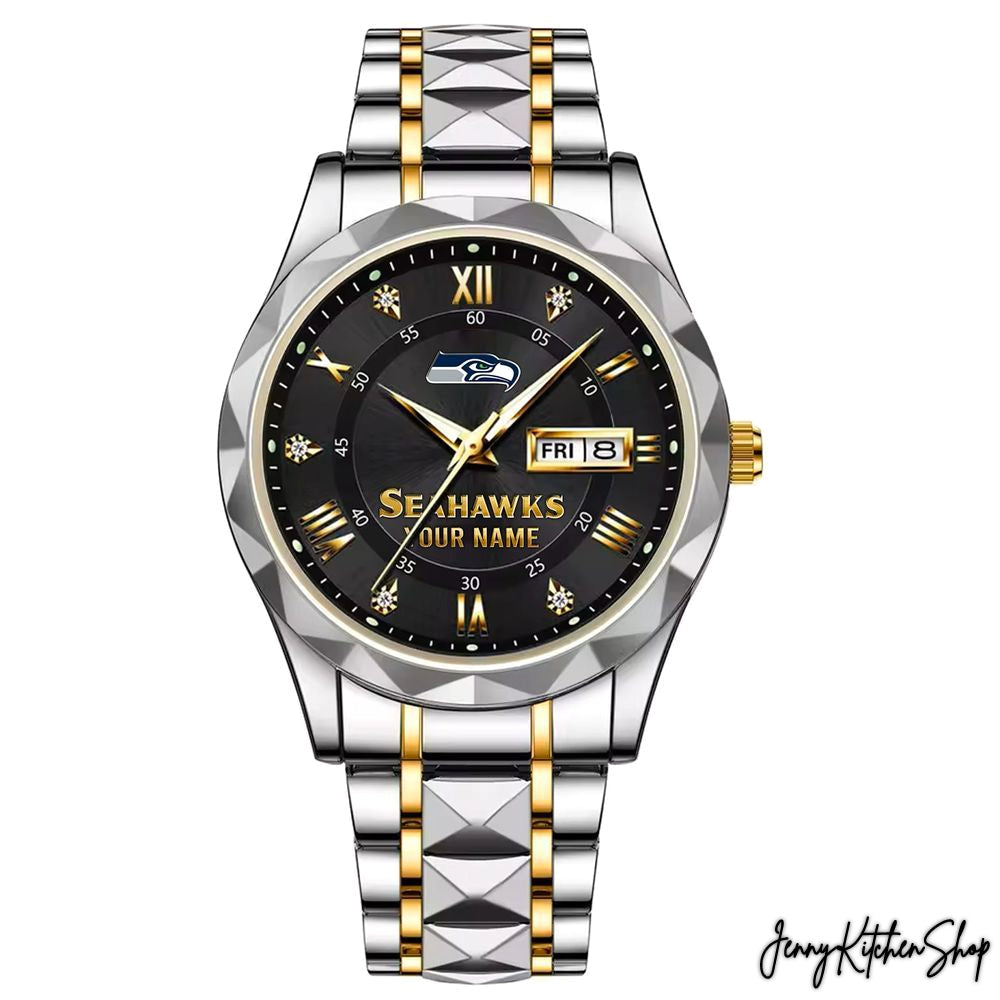 Seattle Seahawks Elegant Fashion Fan Custom Watch