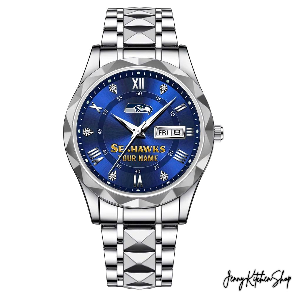 Seattle Seahawks Elegant Fashion Fan Custom Watch