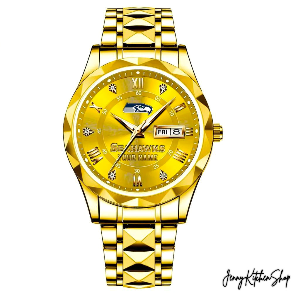 Seattle Seahawks Elegant Fashion Fan Custom Watch