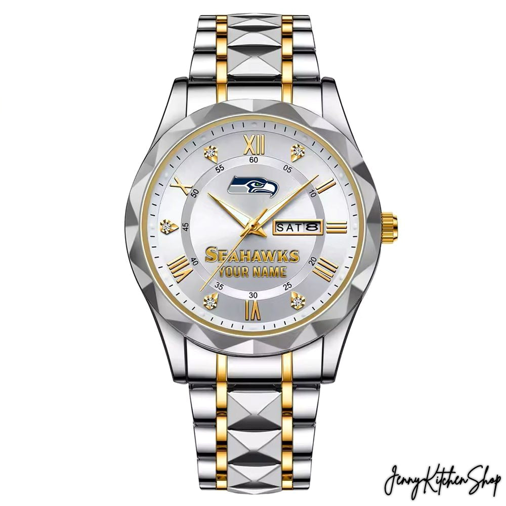 Seattle Seahawks Elegant Fashion Fan Custom Watch