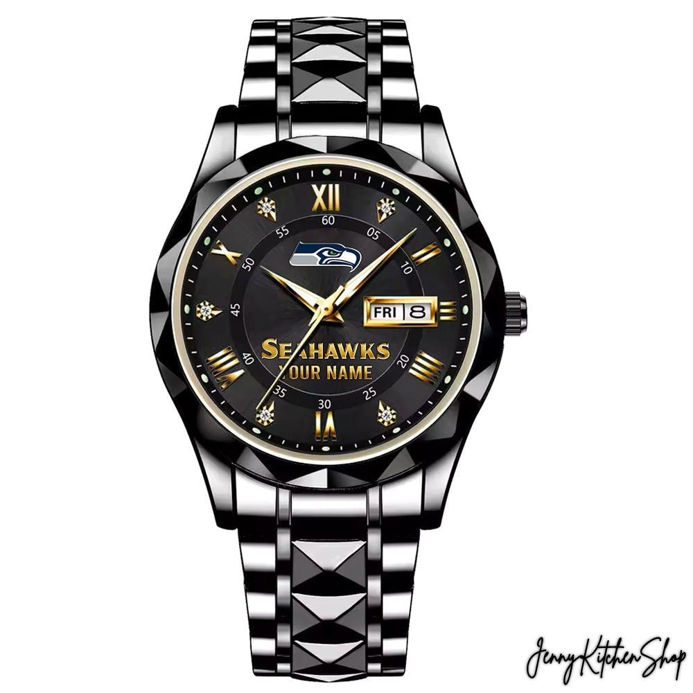 Seattle Seahawks Elegant Fashion Fan Custom Watch