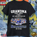 Seattle Seahawks Grandma Doesn’t Usually Yell Game Day Signatures T-Shirt