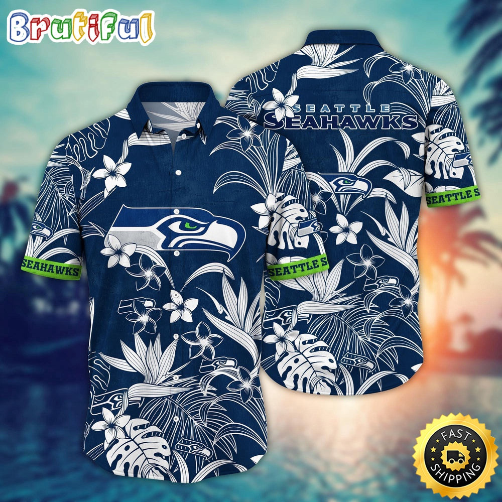Seattle Seahawks Hawaii Shirt Flower Vacation Mood Shirts