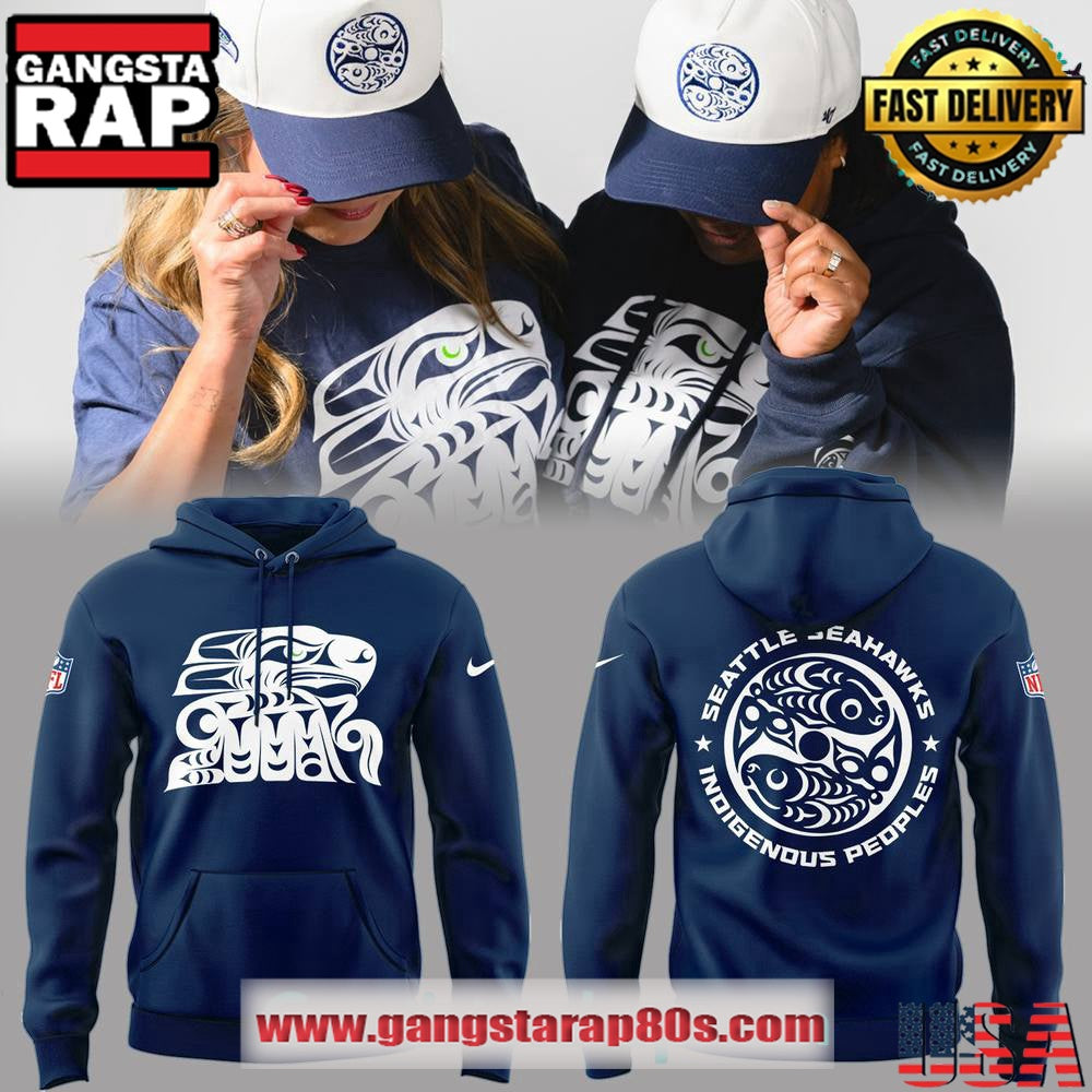 Seattle Seahawks Indigenous Peoples Day 2025 Hoodie Shirt