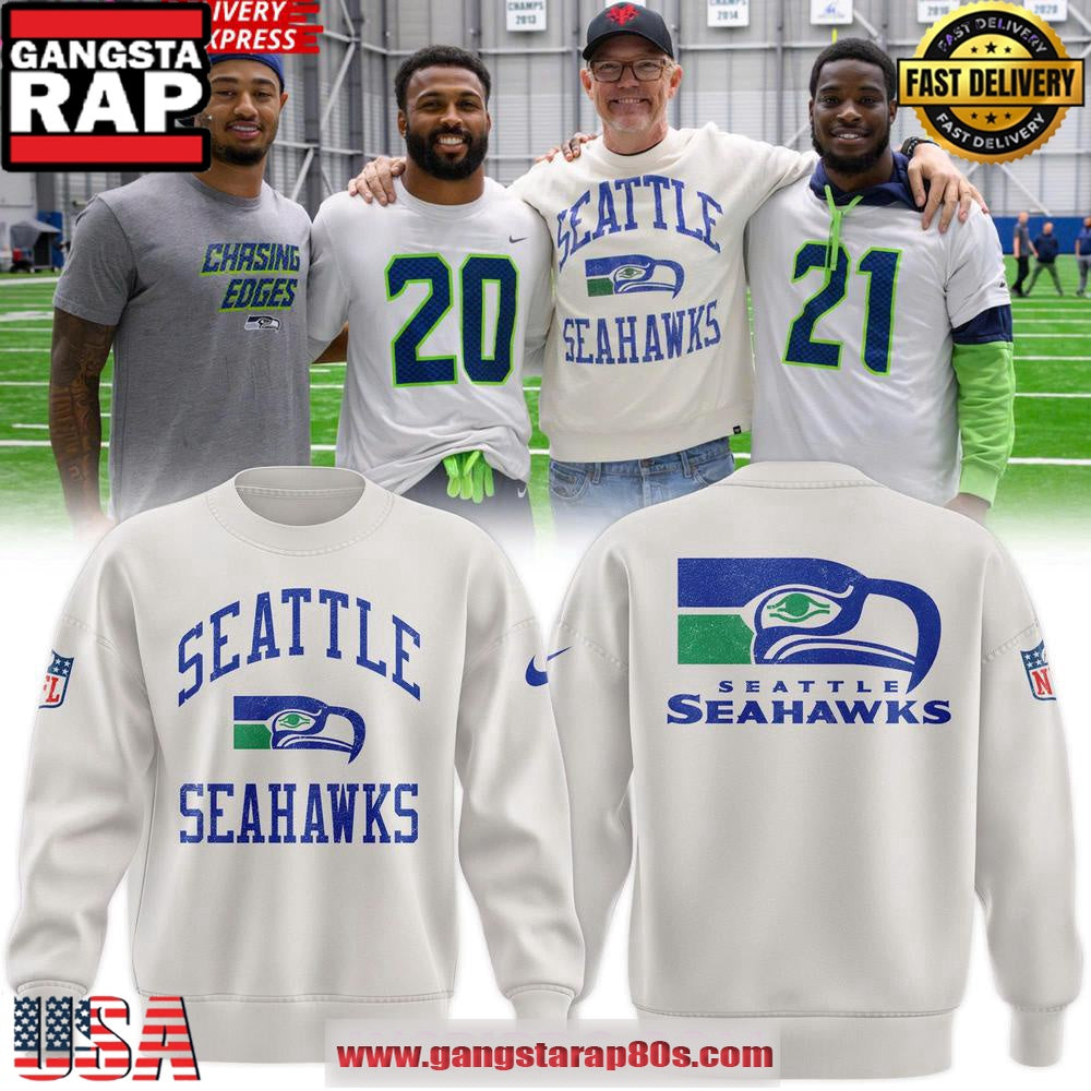Seattle Seahawks Logo Crewneck Special Edition Sweatshirt
