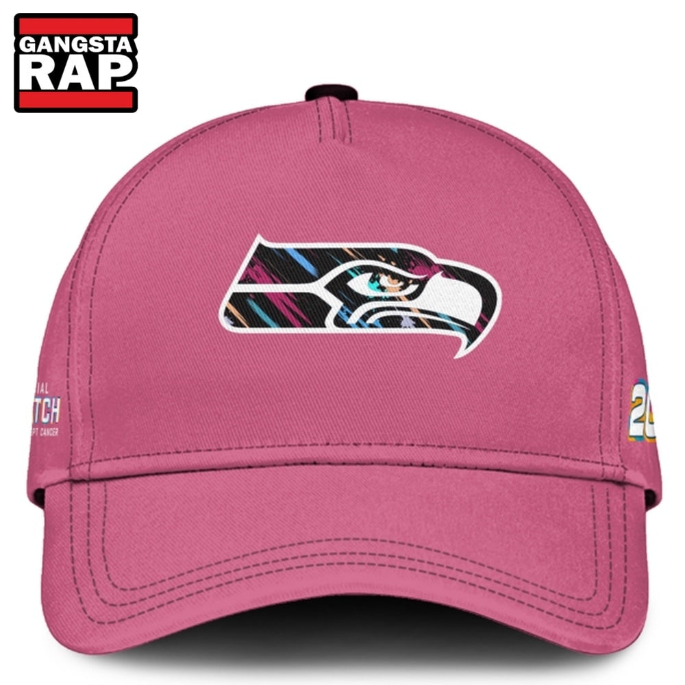 Seattle Seahawks NFL 2026 Crucial Catch Limited Edition Pink Classic Cap