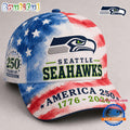 Seattle Seahawks NFL America 250 Years Of Freedom Classic Cap