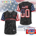 Seattle Seahawks NFL American Pride Custom Baseball Jersey Shirt
