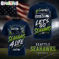 Seattle Seahawks NFL Fan For Life Limited Edition 3D Shirt