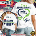 Seattle Seahawks NFL Jeep Girl Women’s White Shirt
