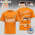 Seattle Seahawks NFL Multiple Scleross Support 3D T Shirt
