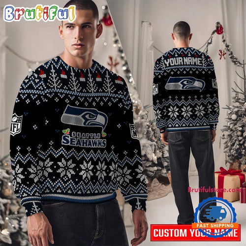 Seattle Seahawks NFL Special Edition New Ugly Christmas Sweater