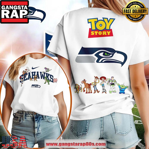 Seattle Seahawks NFL x Toy Story New Design Women 3D Shirt