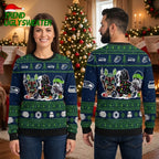 Seattle Seahawks Star Wars Characters Football Ugly Christmas Sweater