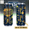 Seattle Seahawks x Christmas Can Shaped Tumbler Gifts For Fan