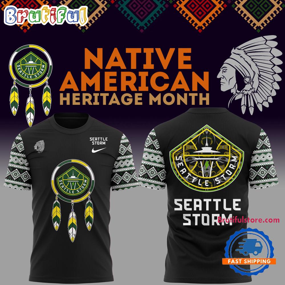 Seattle Storm National American Indian Heritage Month 3D Print Hoodie T-Shirt