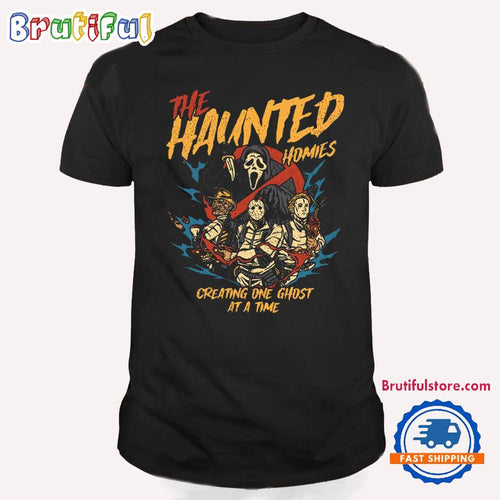 Sendit Society The Haunted Homies Halloween T Shirt