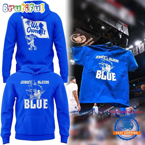 Seton Hall Pirates Basketball Jersey Bleeds Blue 2026 Hoodie